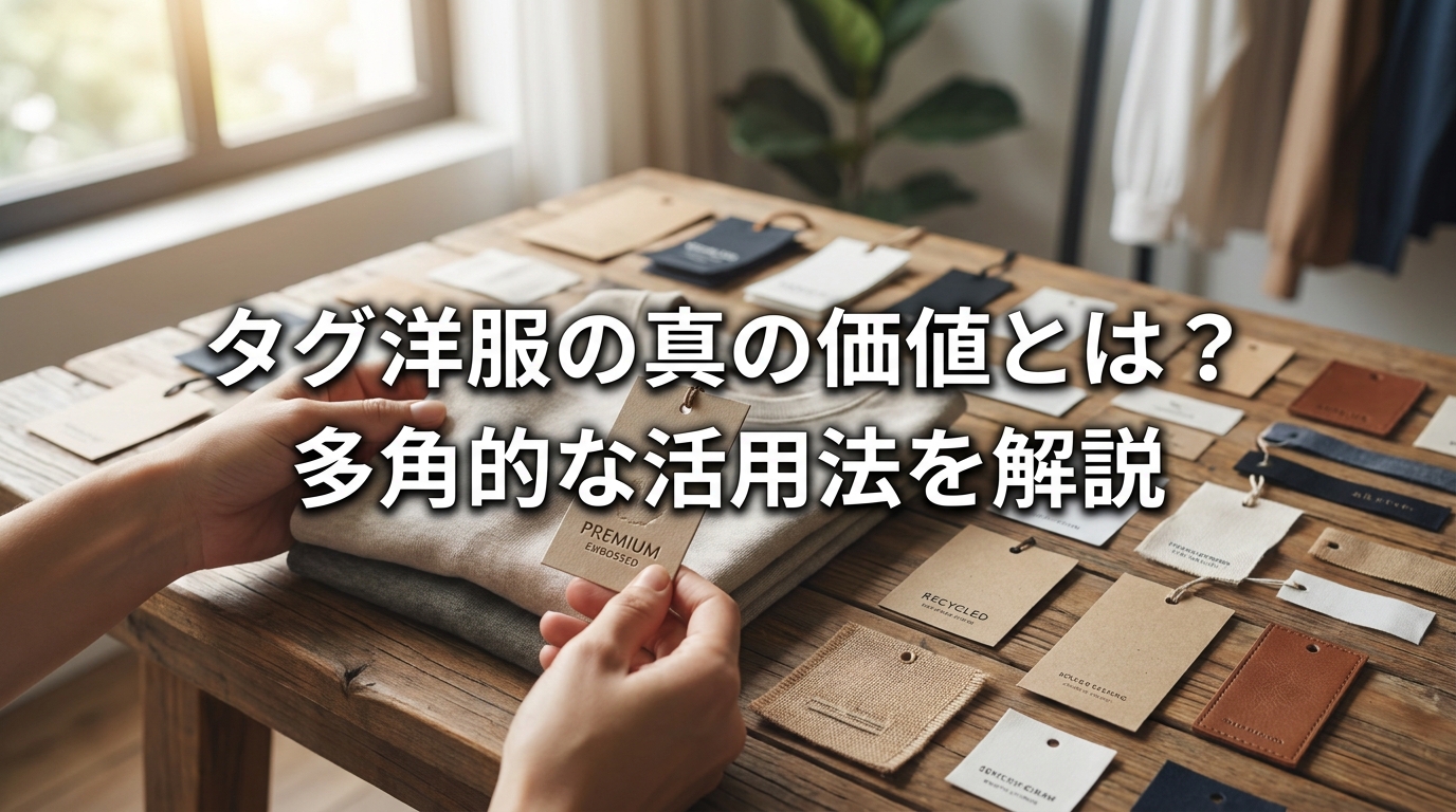 タグ洋服の真の価値とは？多角的な活用法を解説