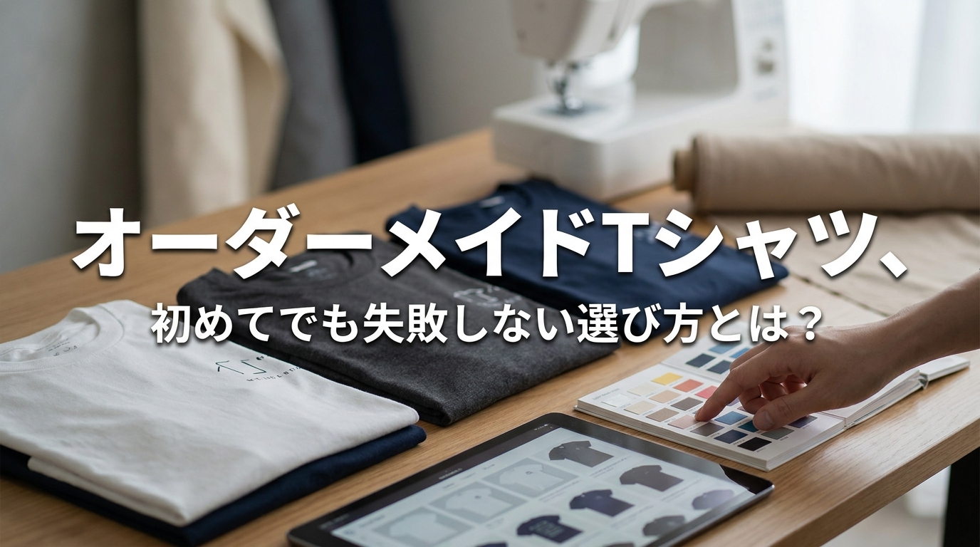 オーダーメイドTシャツ、初めてでも失敗しない選び方とは?