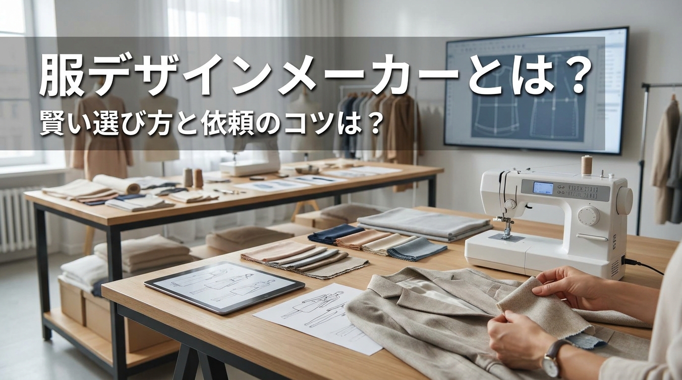 服デザインメーカーとは？賢い選び方と依頼のコツは？