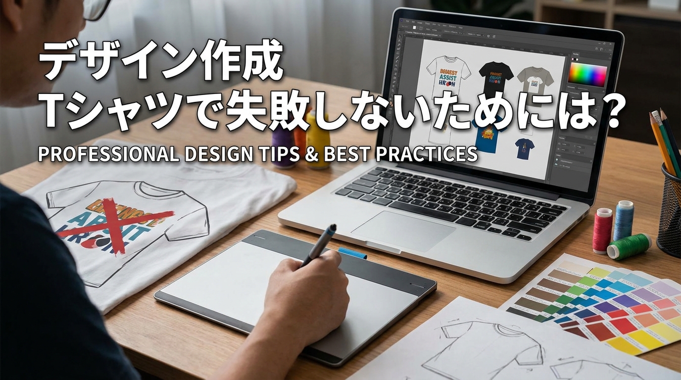 デザイン作成 tシャツで失敗しないためには?