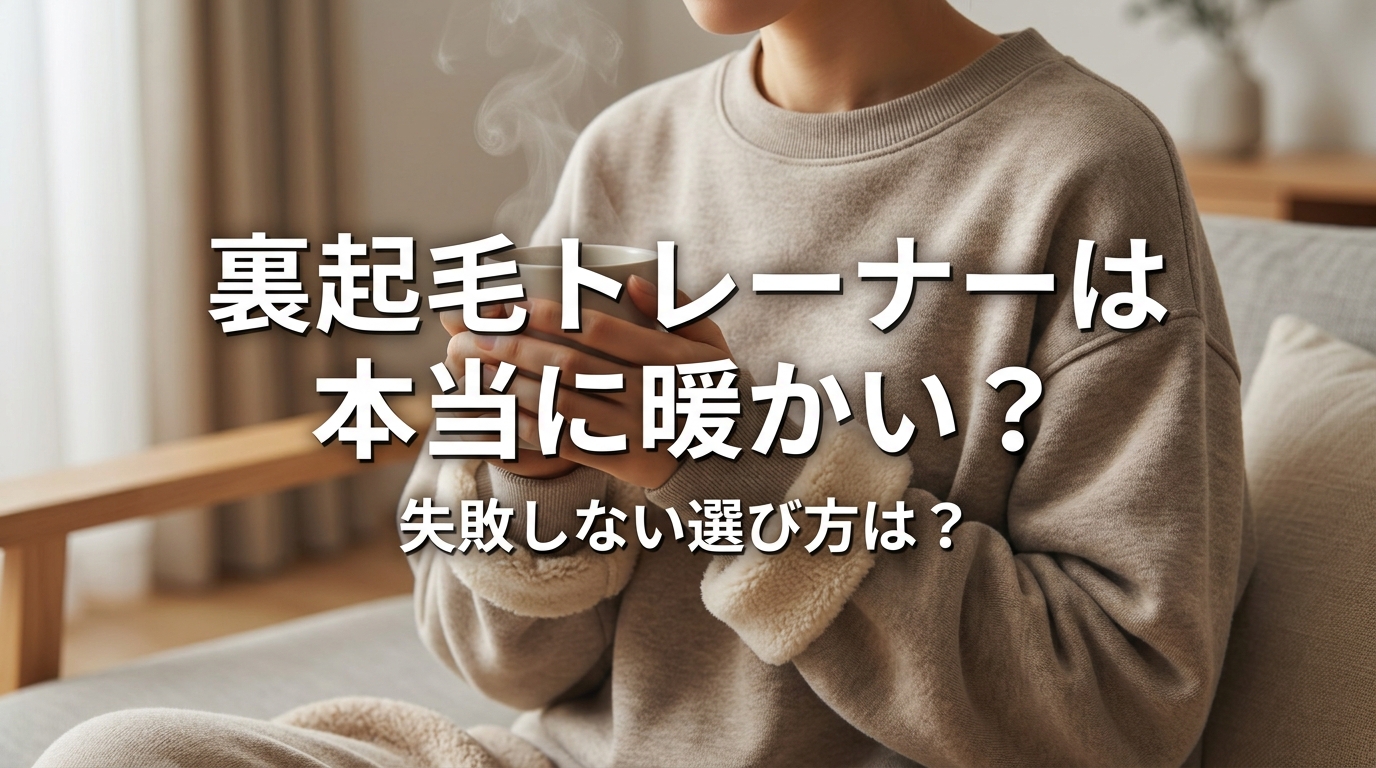 裏起毛トレーナーは本当に暖かい？失敗しない選び方は？