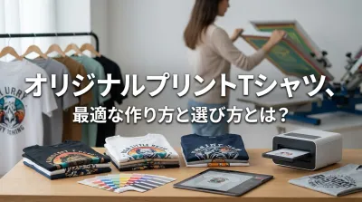 オリジナルプリントTシャツ、最適な作り方と選び方とは？