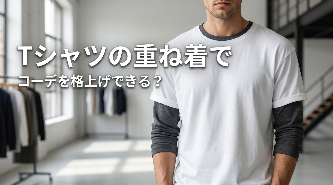 Tシャツの重ね着でコーデを格上げできる?