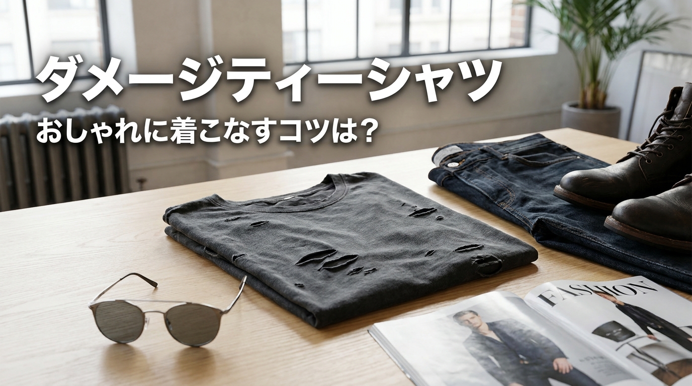 ダメージティーシャツ:おしゃれに着こなすコツは?