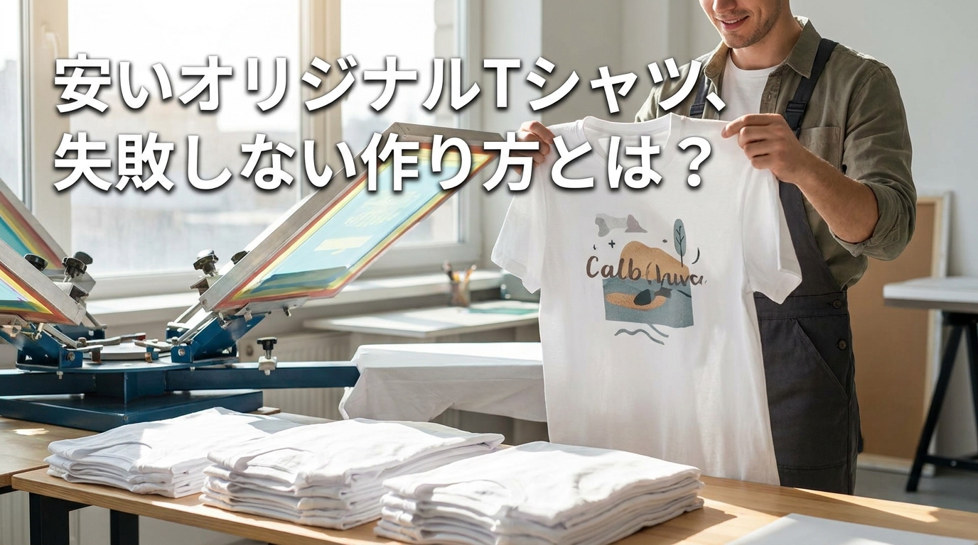 安いオリジナルTシャツ、失敗しない作り方とは？