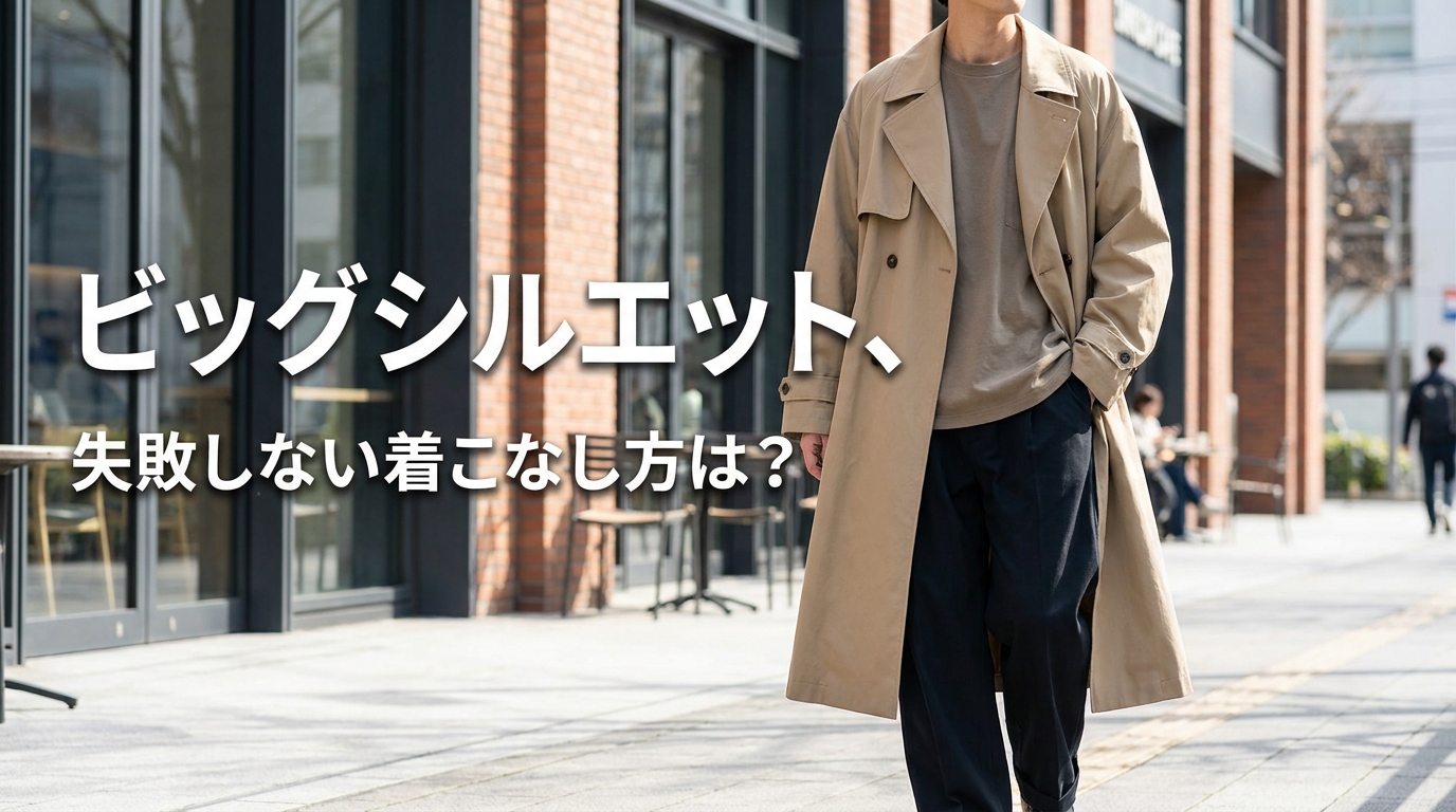 ビッグシルエット、失敗しない着こなし方は?
