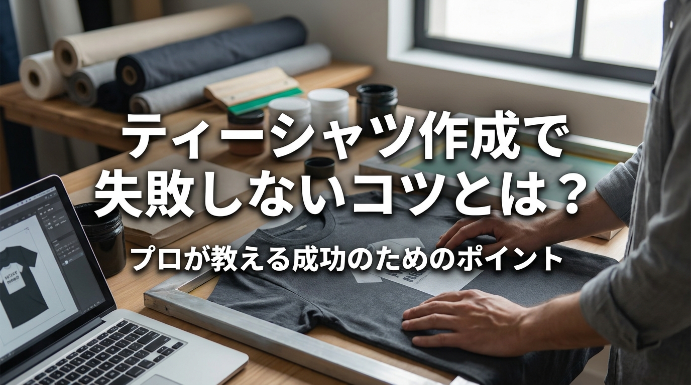 ティーシャツ作成で失敗しないコツとは？