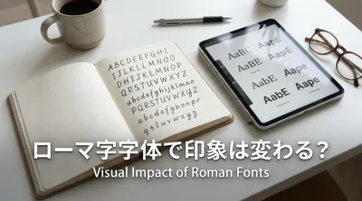 ローマ字 字体で印象は変わる？