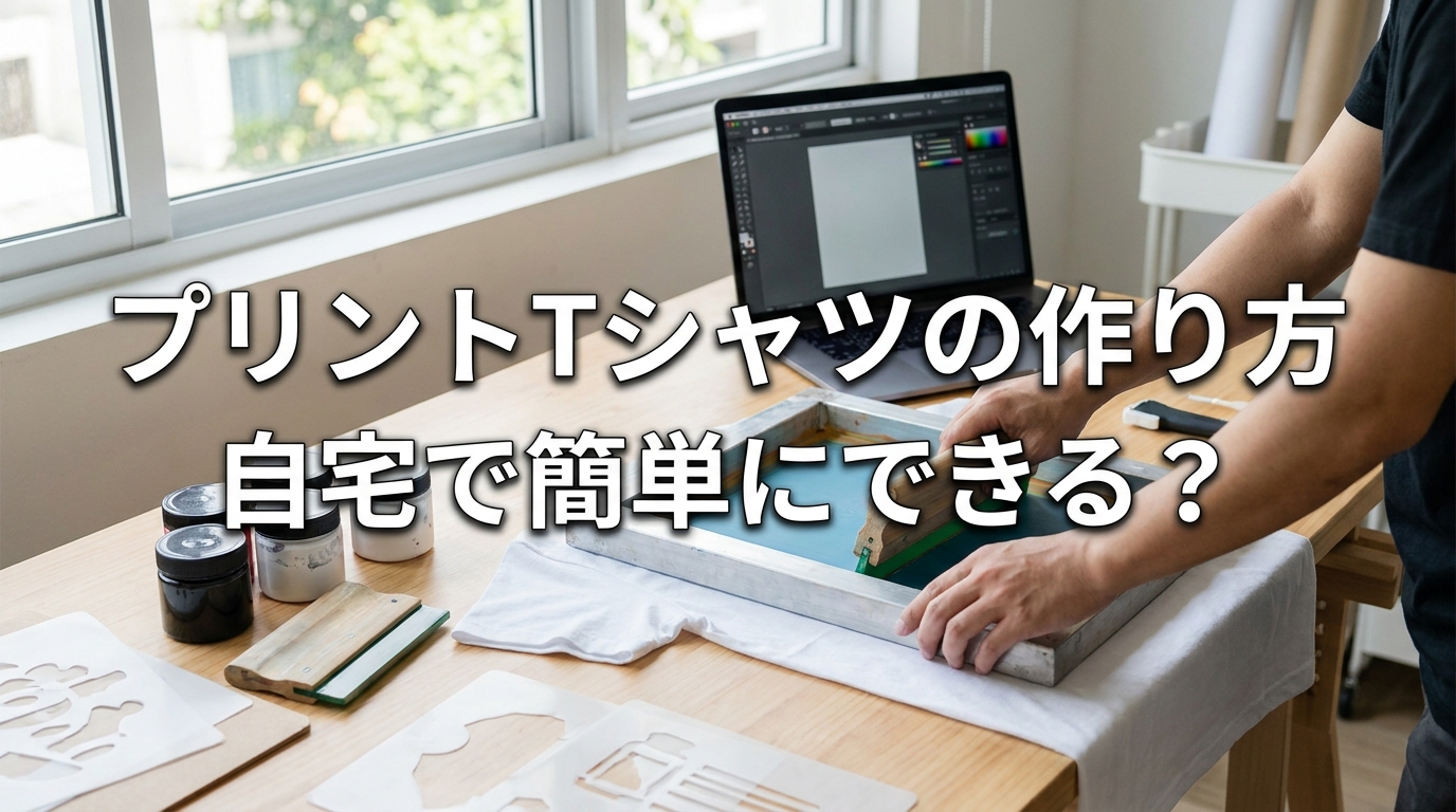 プリントTシャツの作り方、自宅で簡単にできる？