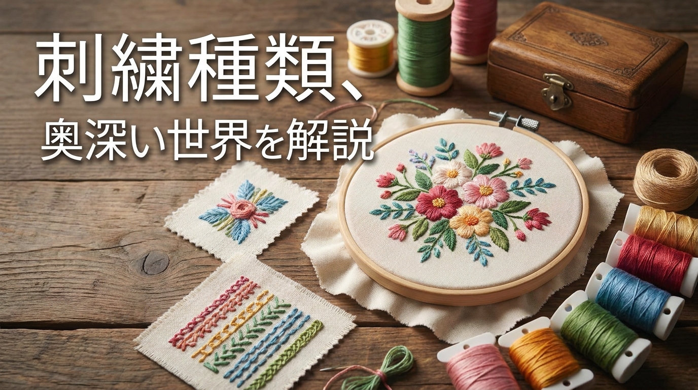 刺繍種類、奥深い世界を解説?