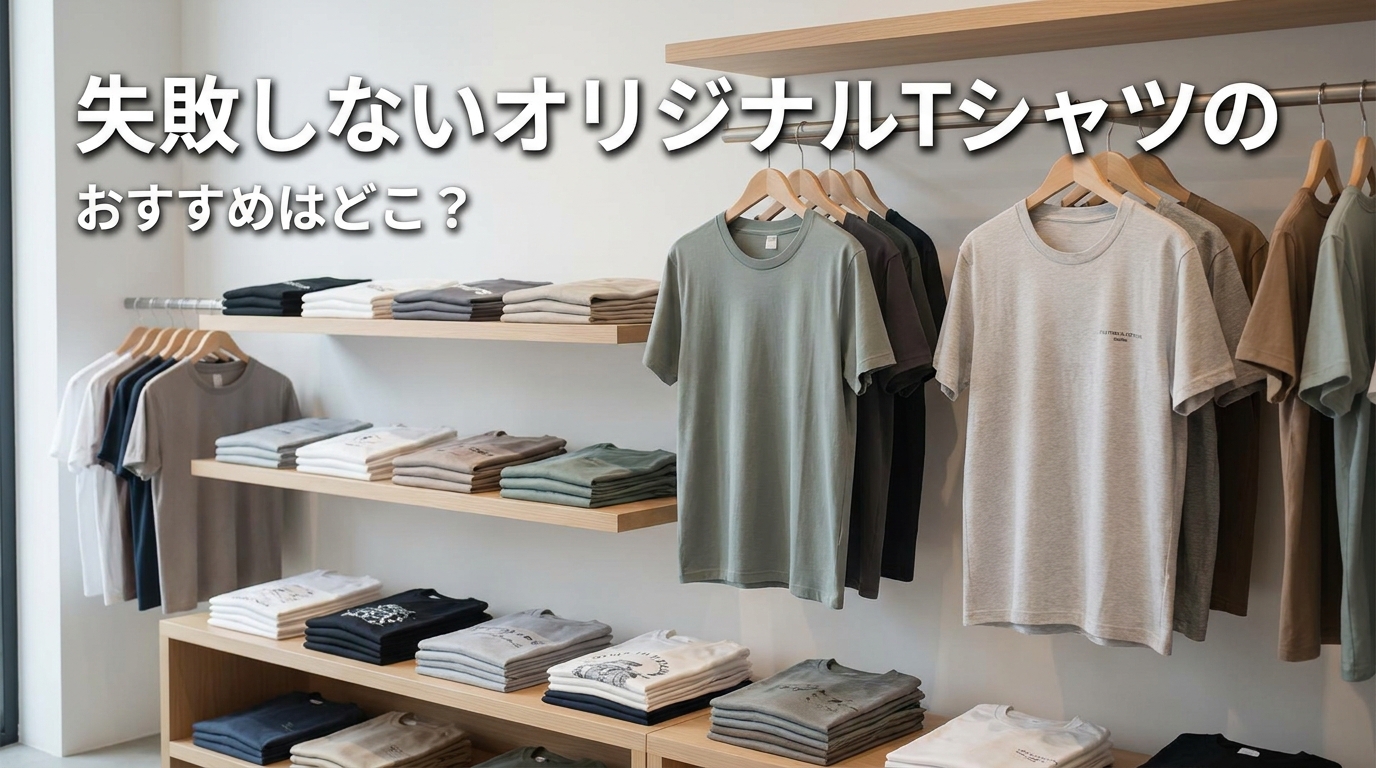 失敗しないオリジナルTシャツのおすすめはどこ?