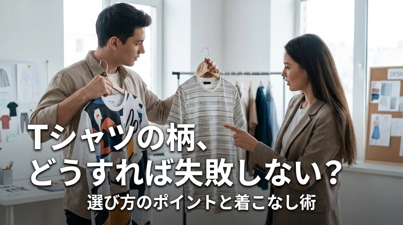 Tシャツの柄、どうすれば失敗しない？