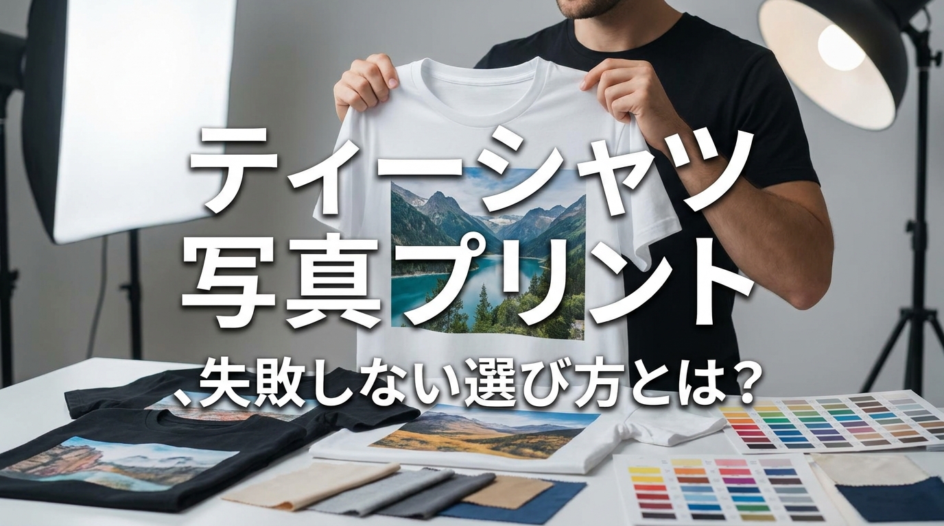 ティーシャツ 写真プリント、失敗しない選び方とは?