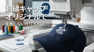 刺繍キャップ オリジナルで失敗しない作り方とは？