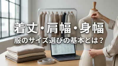着丈・肩幅・身幅、服のサイズ選びの基本とは？