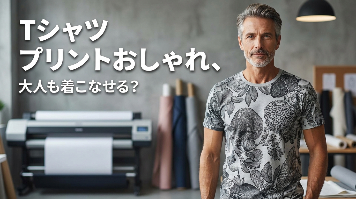 tシャツ プリントおしゃれ、大人も着こなせる?