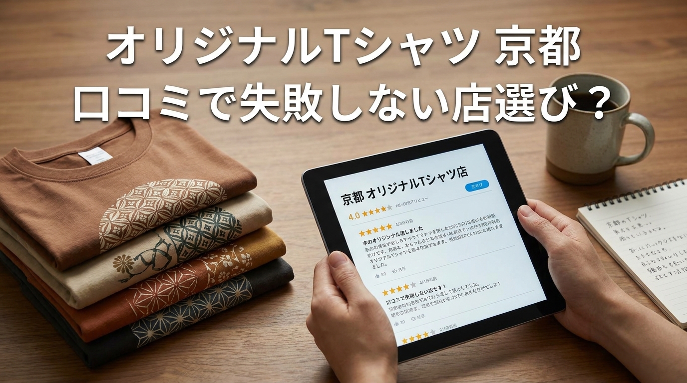 オリジナルTシャツ 京都 口コミで失敗しない店選び？