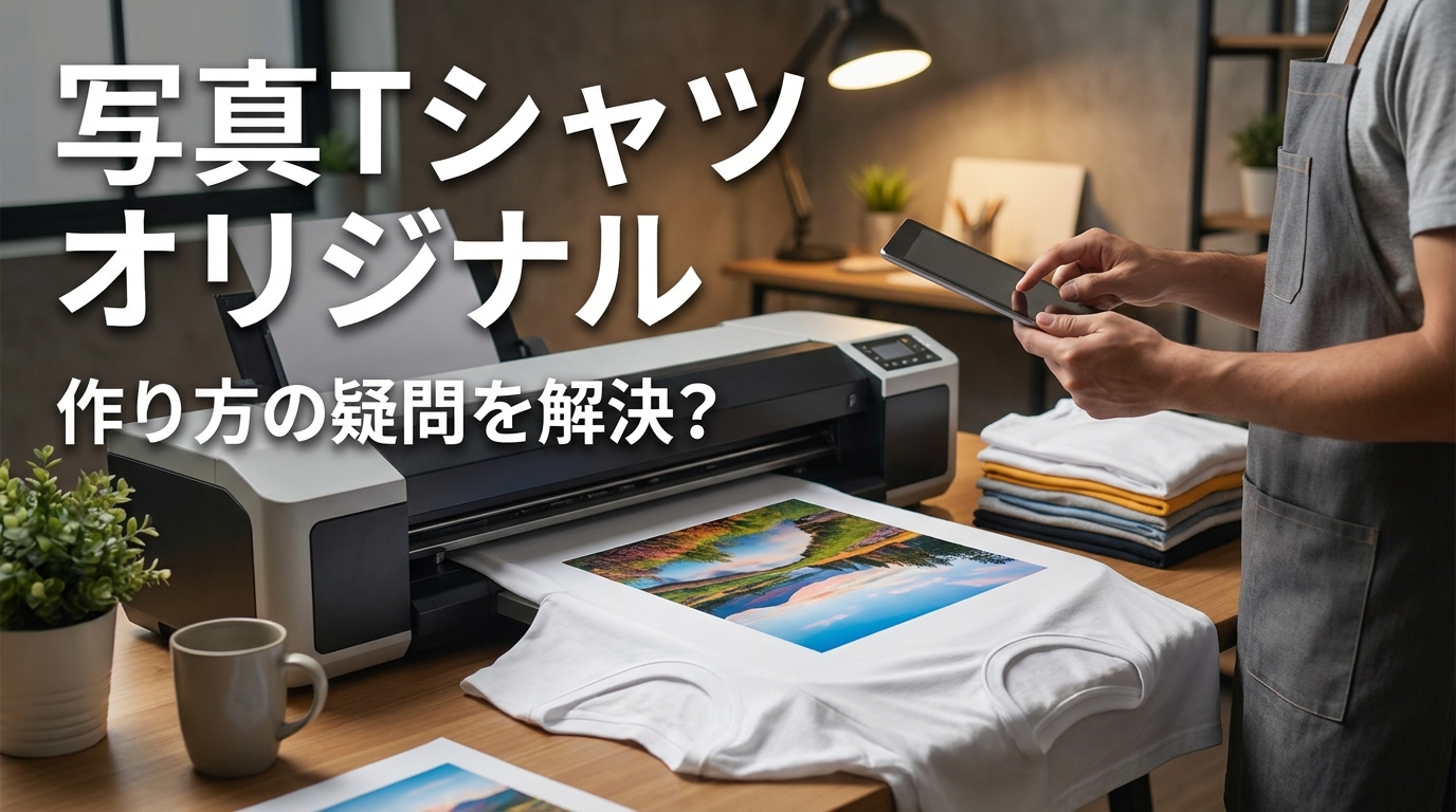 写真tシャツ オリジナル、作り方の疑問を解決？