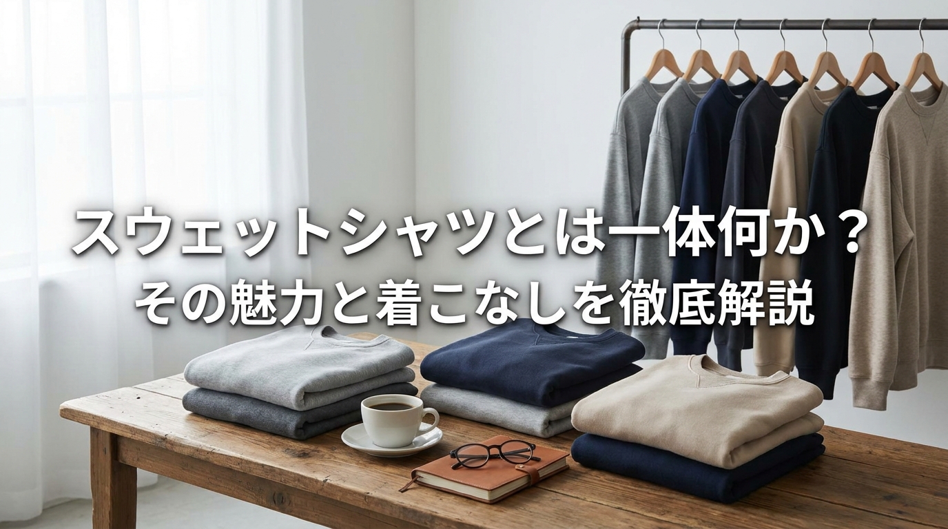 スウェットシャツとは一体何か?その魅力と着こなしを徹底解説