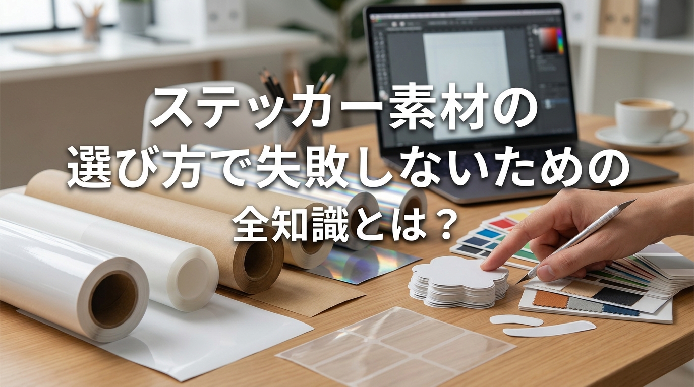 ステッカー素材の選び方で失敗しないための全知識とは?