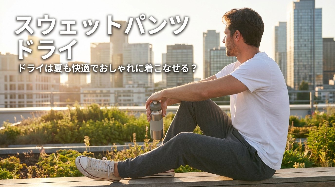 スウェットパンツ ドライは夏も快適でおしゃれに着こなせる?