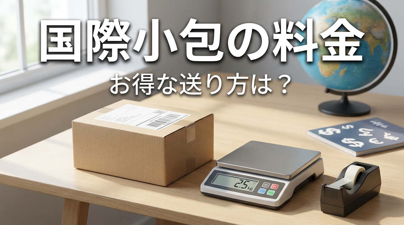 国際小包の料金、お得な送り方は？