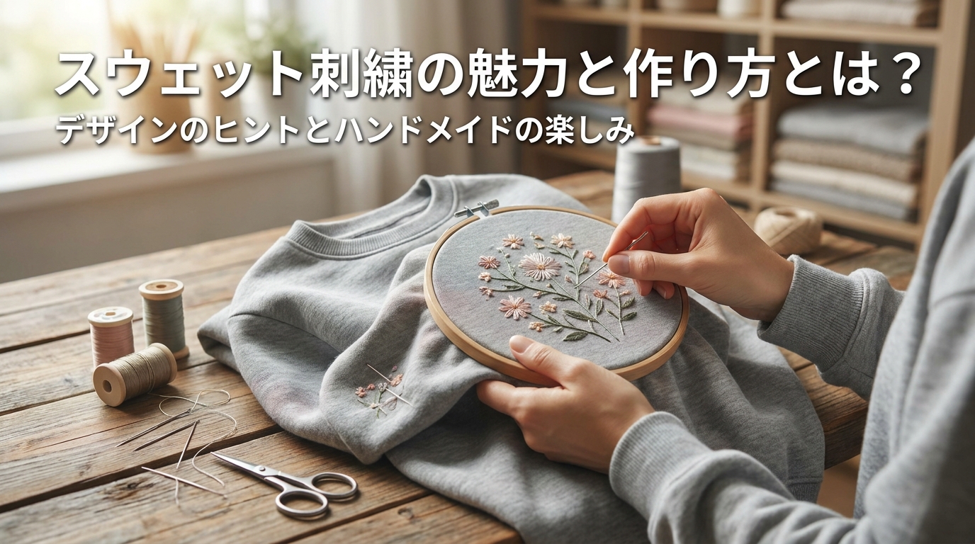 スウェット 刺繍の魅力と作り方とは？