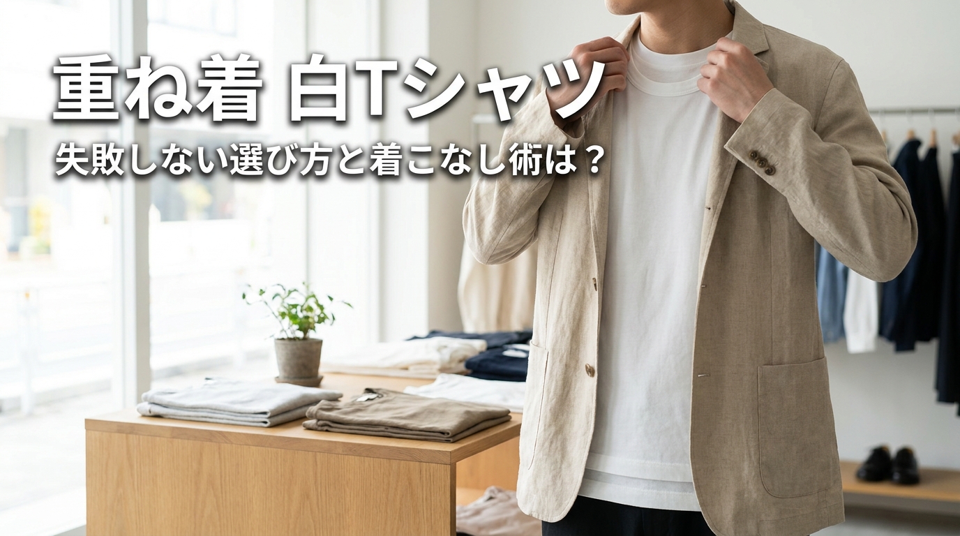 重ね着 白Tシャツ、失敗しない選び方と着こなし術は？