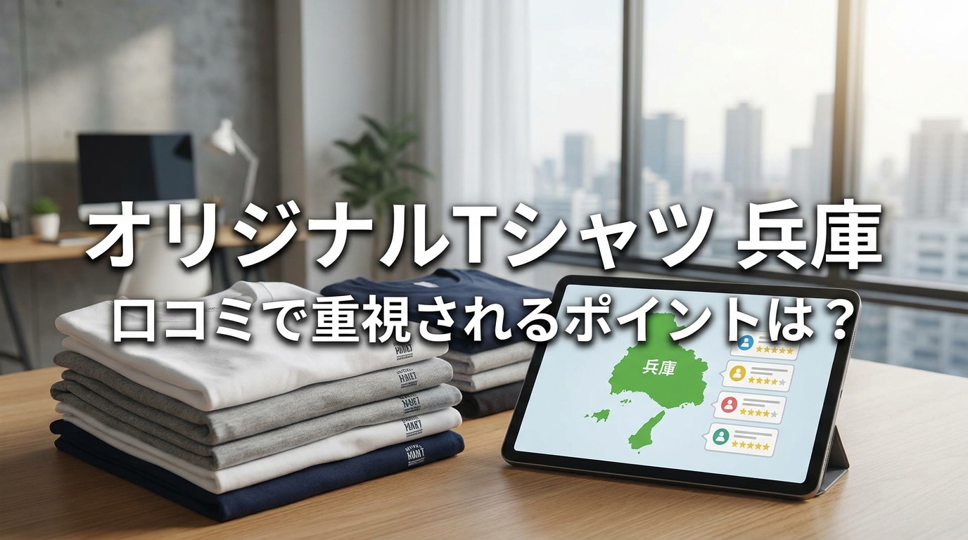 オリジナルTシャツ 兵庫 口コミで重視されるポイントは？