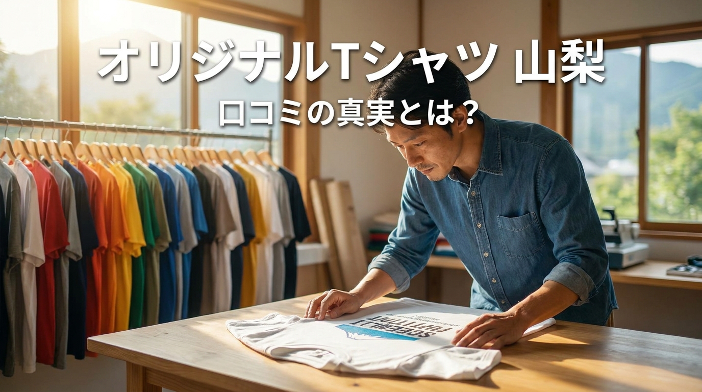 オリジナルTシャツ 山梨 口コミの真実とは？