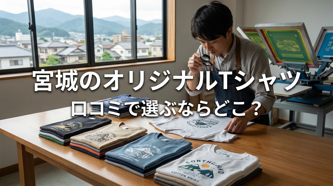 宮城のオリジナルTシャツ、口コミで選ぶならどこ？