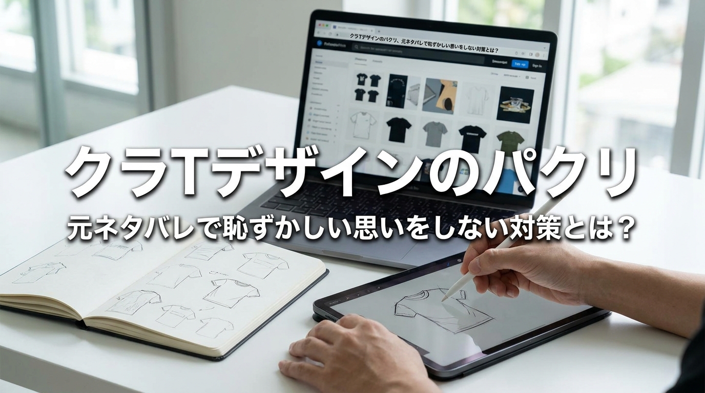 クラTデザインのパクリ、元ネタバレで恥ずかしい思いをしない対策とは?