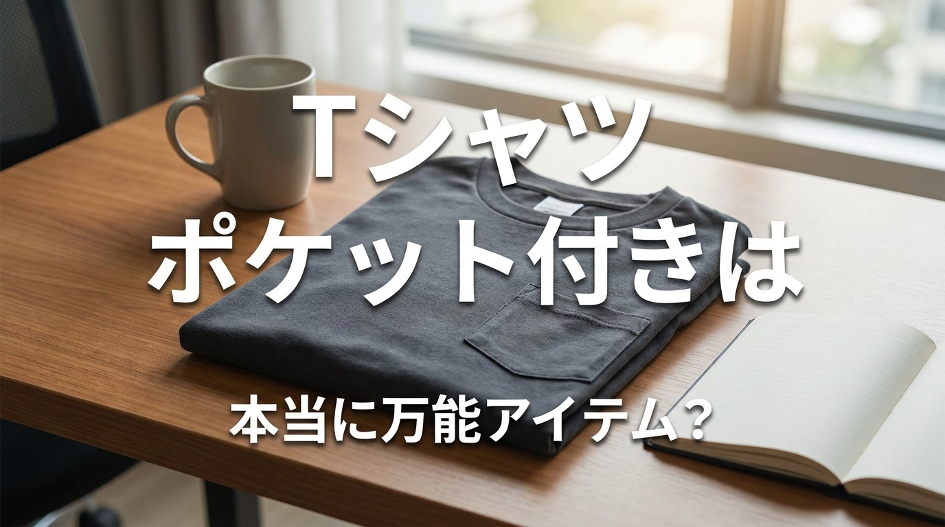Tシャツ ポケット付きは本当に万能アイテム？
