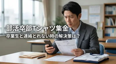 部活卒部Tシャツ集金、卒業生と連絡とれない時の解決策は？