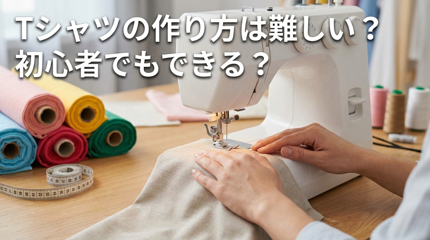 Tシャツの作り方は難しい？初心者でもできる？