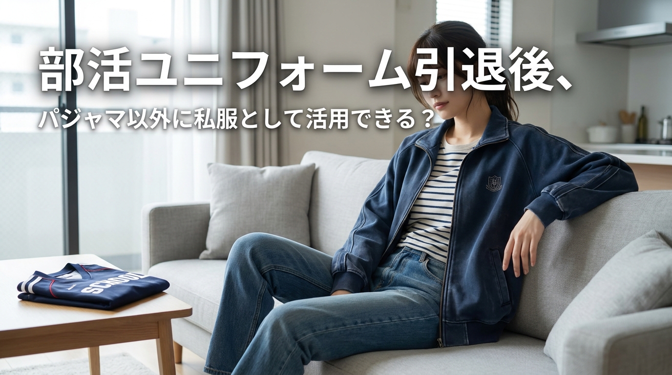 部活ユニフォーム引退後、パジャマ以外に私服として活用できる？