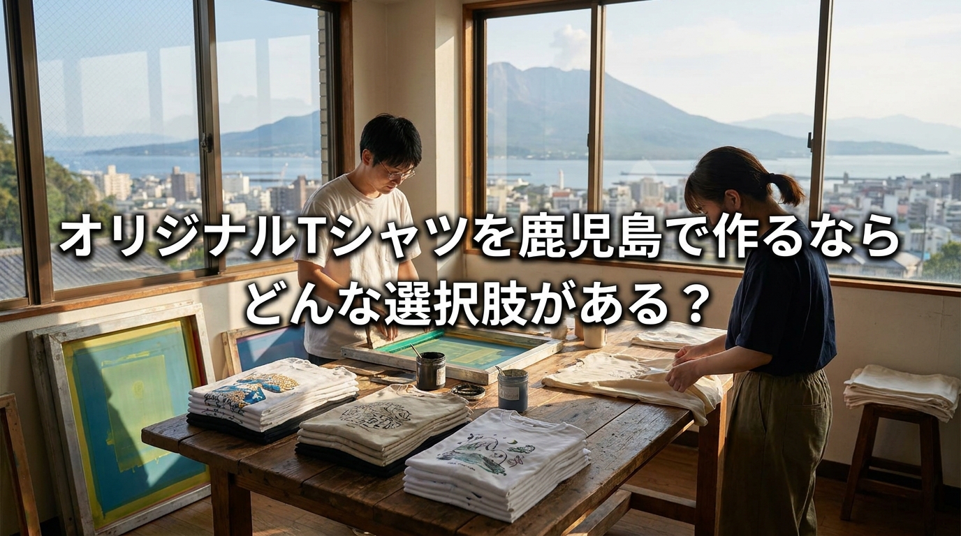 オリジナルTシャツを鹿児島で作るならどんな選択肢がある？
