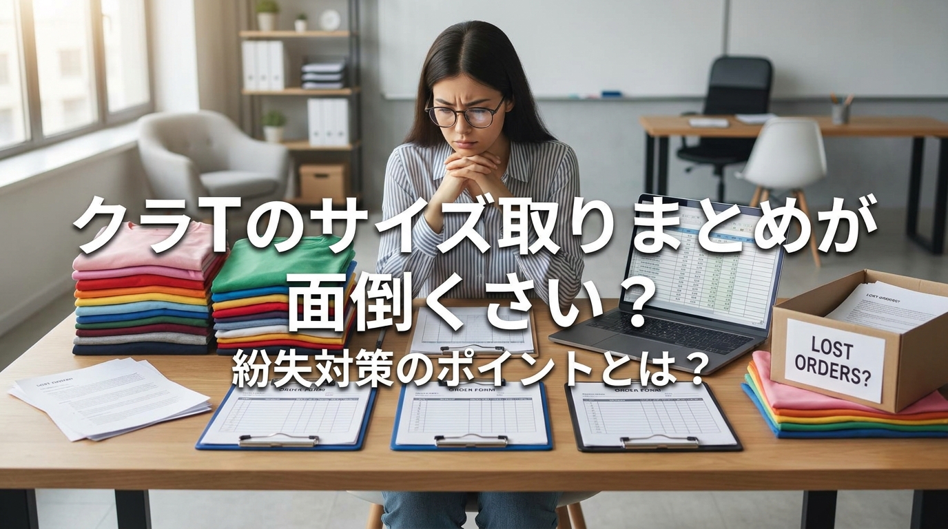 クラTのサイズ取りまとめが面倒くさい？紛失対策のポイントとは？