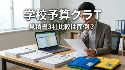 学校予算クラT、見積書3社比較は面倒？