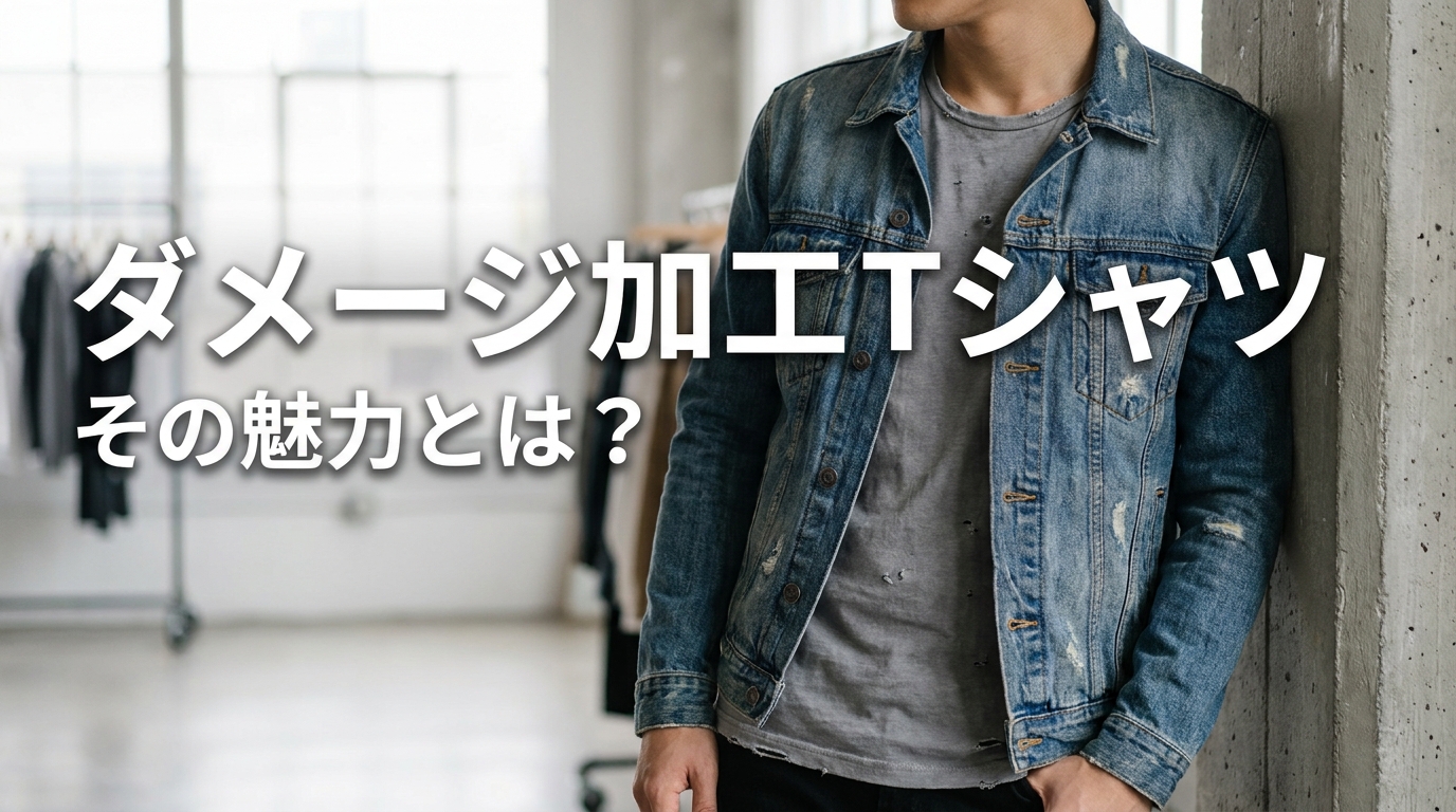 ダメージ加工Tシャツ、その魅力とは?