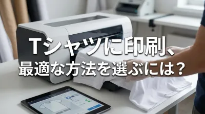 Tシャツに印刷、最適な方法を選ぶには？