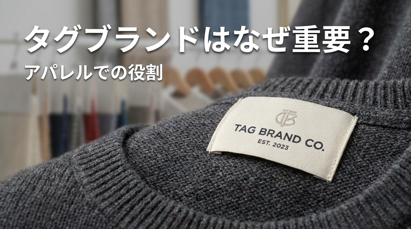 タグブランドはなぜ重要？アパレルでの役割
