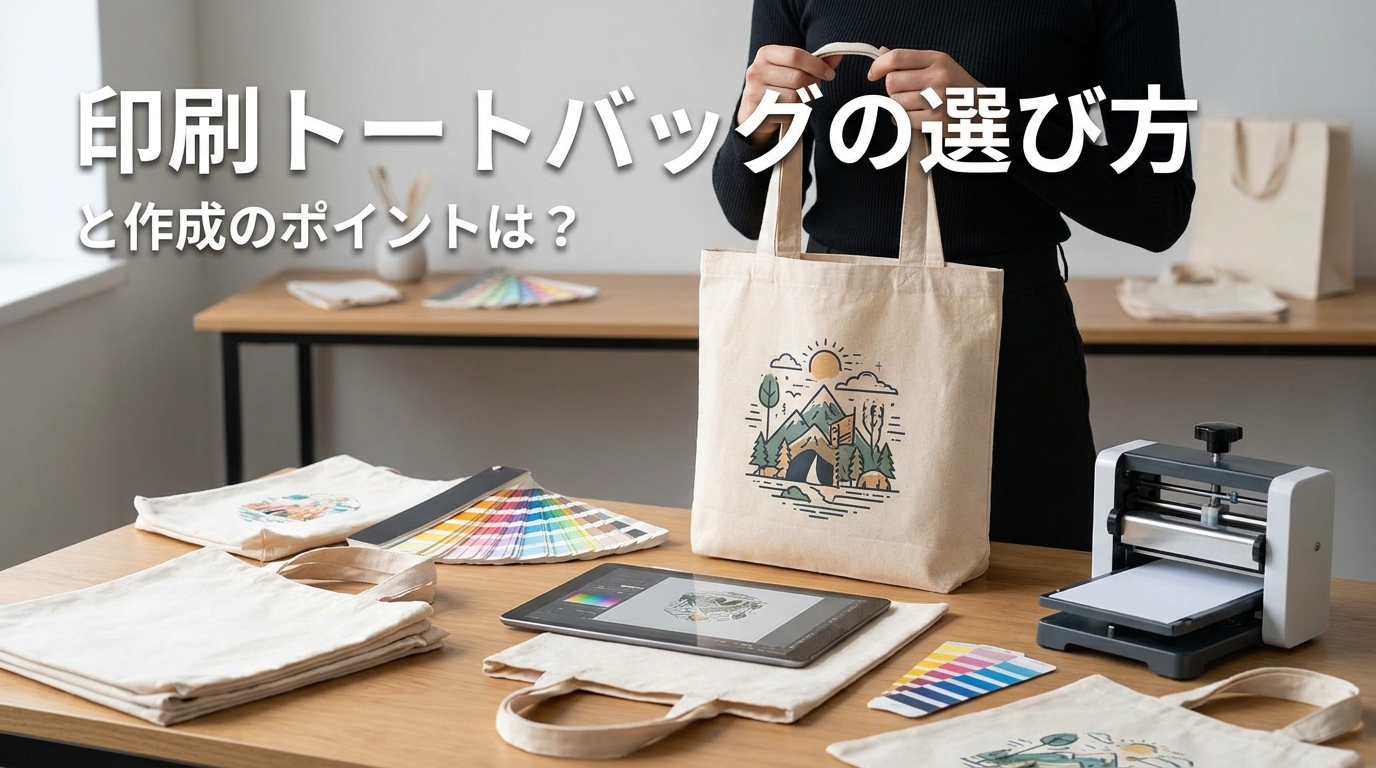 印刷トートバッグの選び方と作成のポイントは？