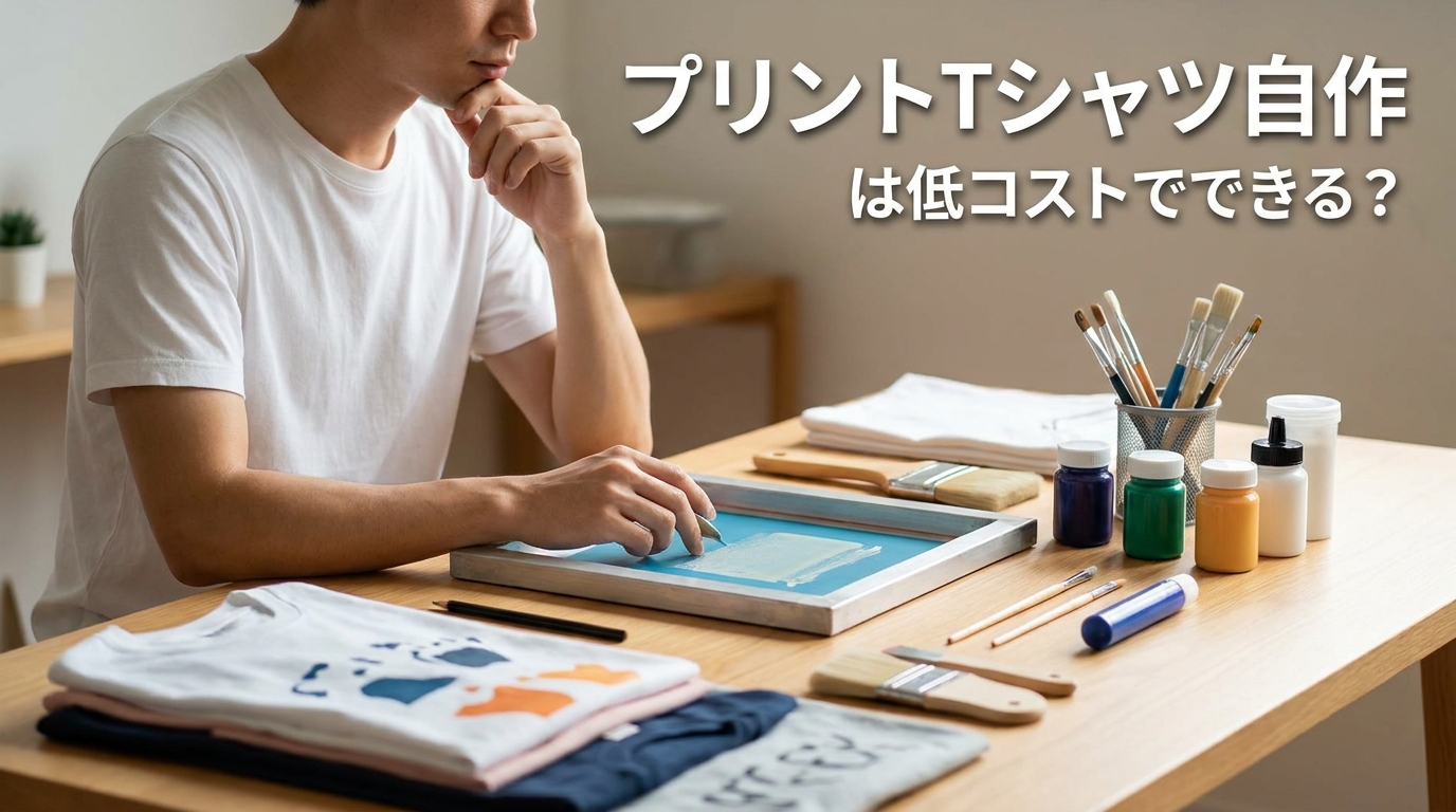 プリントTシャツ自作は低コストでできる？