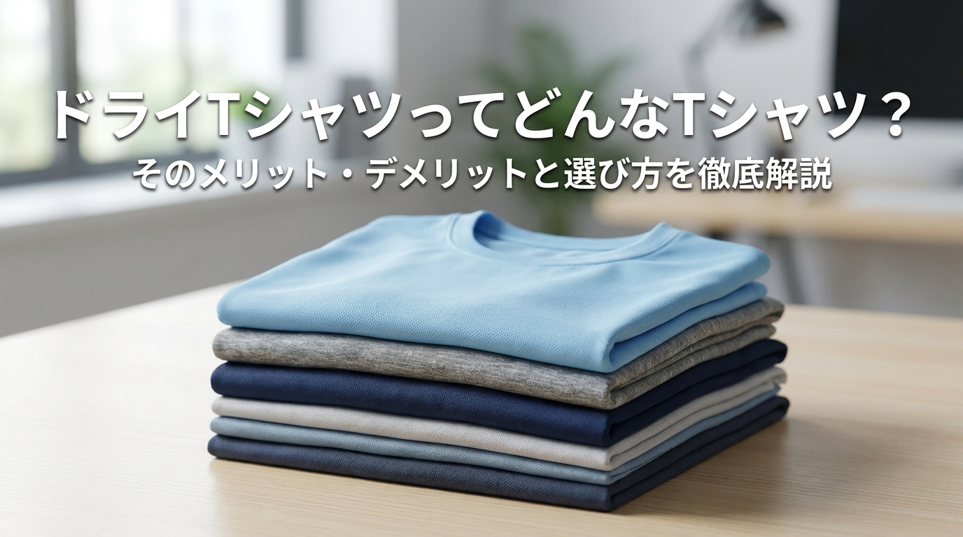 ドライTシャツってどんなTシャツ?そのメリット・デメリットと選び方を徹底解説