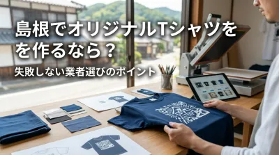 島根でオリジナルTシャツを作るなら？失敗しない業者選びのポイント
