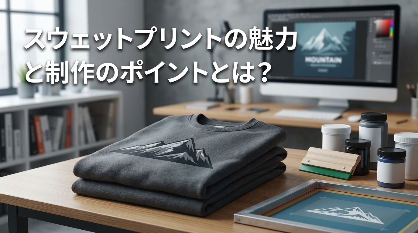 スウェットプリントの魅力と制作のポイントとは？