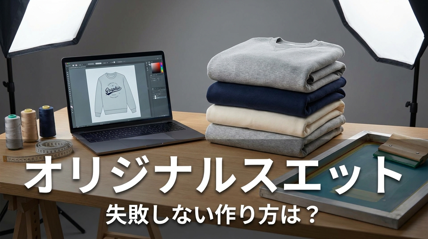 スエット オリジナル、失敗しない作り方は?
