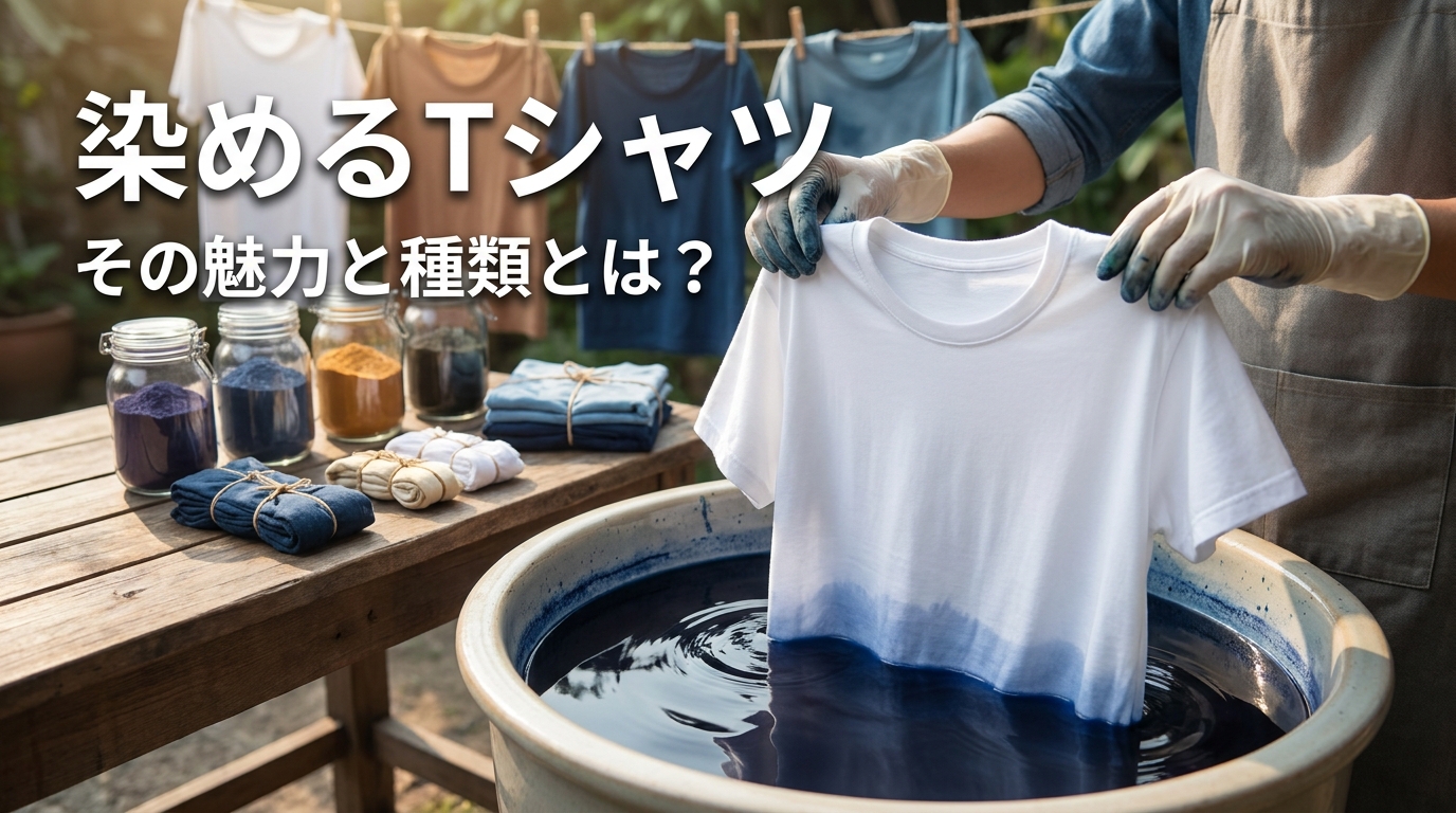 染めるTシャツ、その魅力と種類とは？