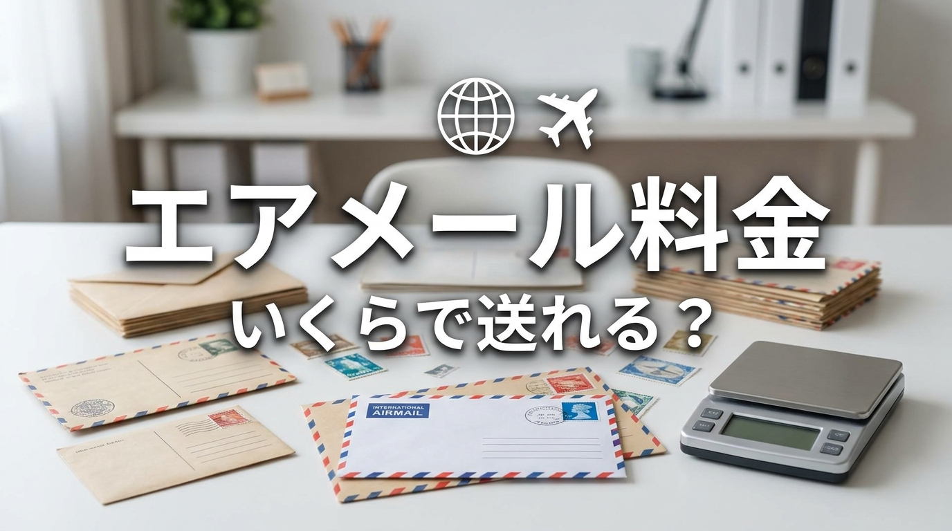 エアメール料金、いくらで送れる？